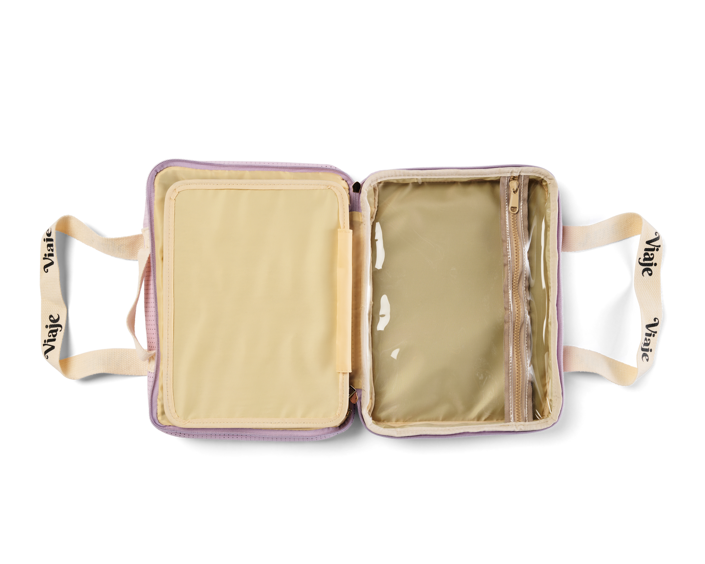 Large Lilac Makeup Travel Bag | Neoprene Cosmetic Organiser Australia